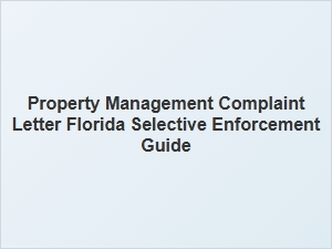 Florida Property Management Complaint Guide